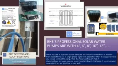 pompage fermes solaires